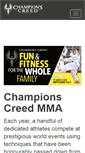 Mobile Screenshot of championscreed.ca